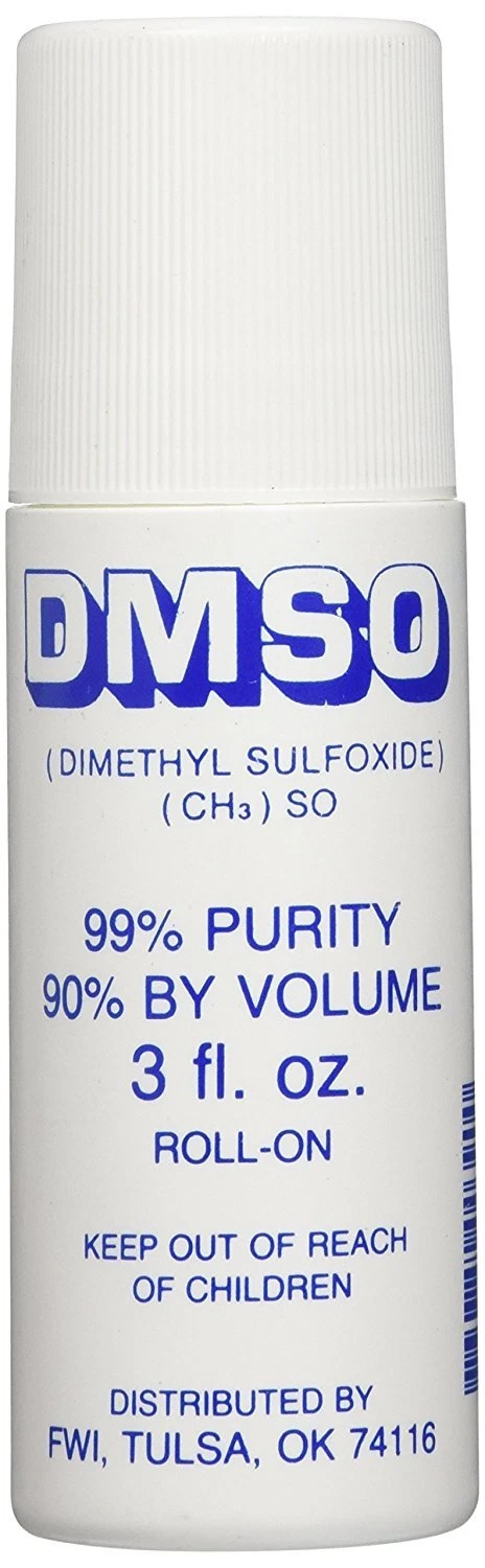 DMSO Roll-On Liquid 3 oz Easy-Apply Topical Formula Convenient Applicator
