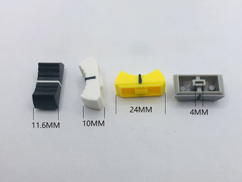 10 Manopole Per Mixer Fader &ndash; Foro 4MM, 7 Colori A Scelta &ndash; Universali