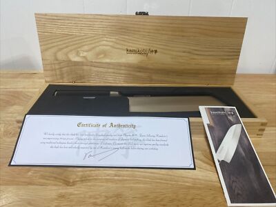 Kamikoto Chuka Nicholas Cleaver w/ 7.5  Blade Box & COA