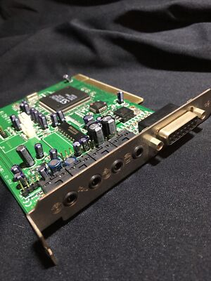 Aztech PCI MM SC128-3D Sound Blaster Compatible Sound Card w Game Port, Bulk NEW