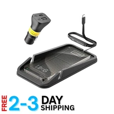 Innovative Fast Wireless Car Charger - 15W Charging Pad with Safety Features