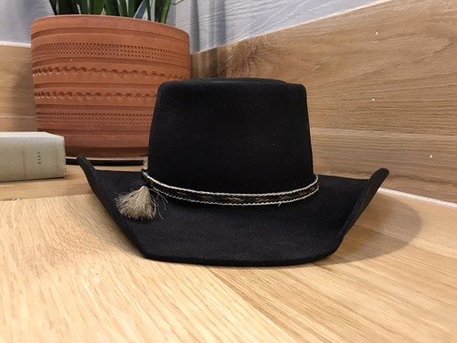 Vtg 10X Beaver Hat Co Western Outlaw 