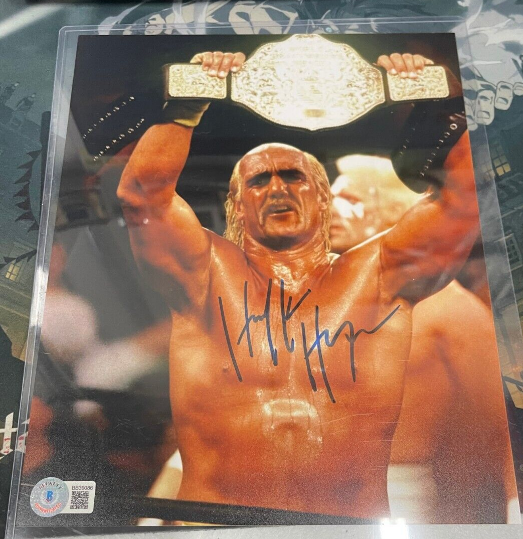 Hulk Hogan Autographed Signed 8x10 Beckett COA Photo-CG- 