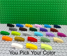 LEGO 3x1 Smooth Curved Slope "You Pick Your Color and Qty" NEW