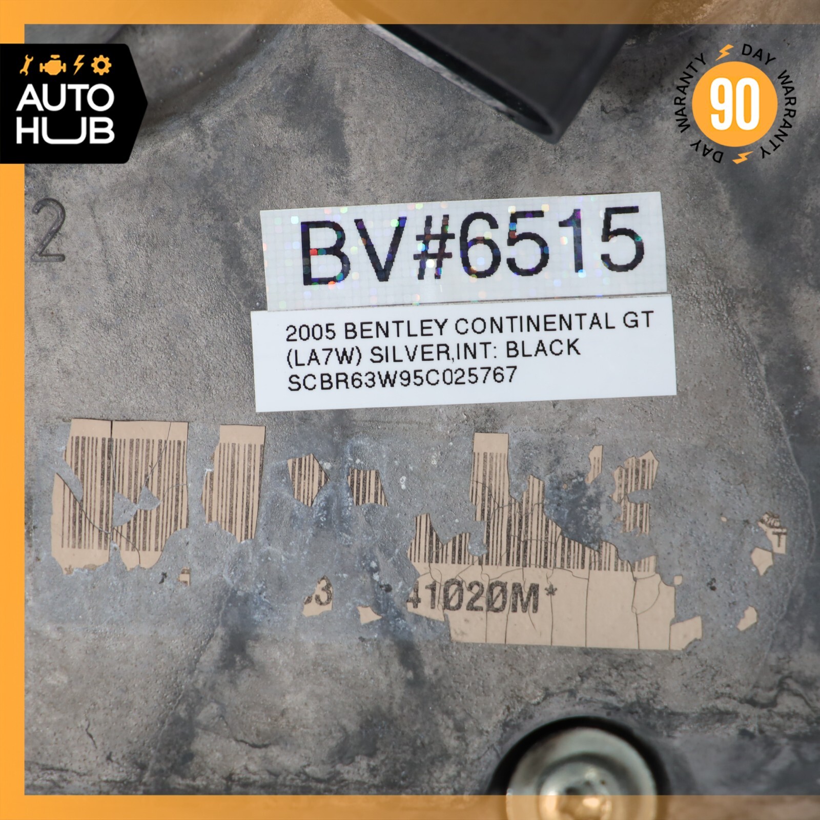 03-13 Bentley Continental GT Flying Spur 6.0L W12 Engine Motor Assembly OEM 92k