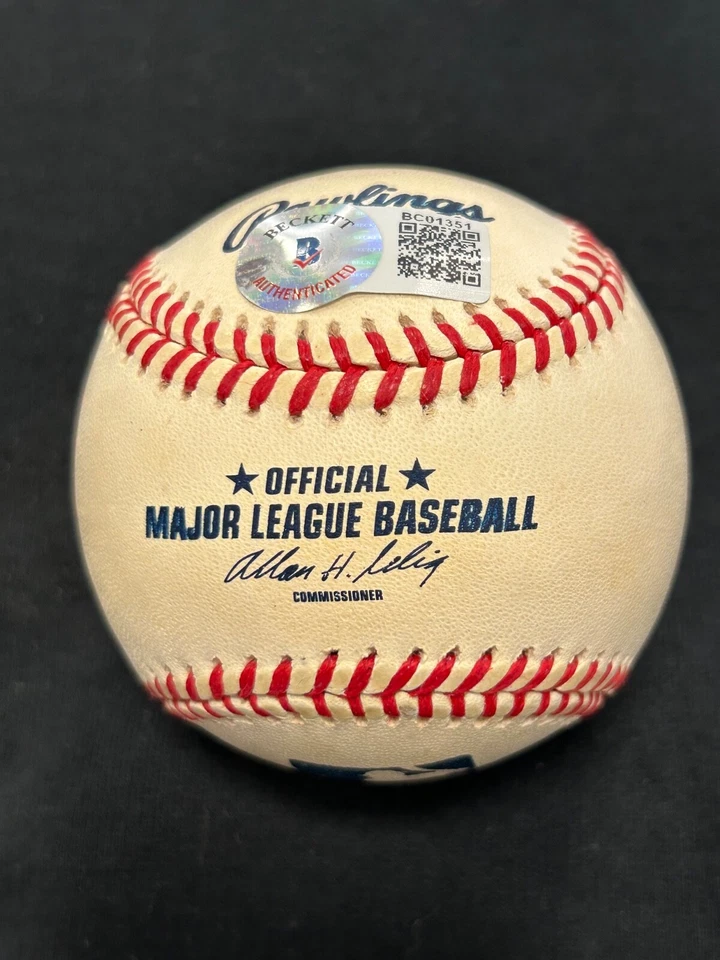 Béisbol firmado por David Segui OMLB Baltimore Orioles certificado de autenticidad BAS 351  Foto 2 de 3