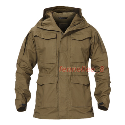 Camouflage Army Tactical Hooded Jacket Casual Windbreaker