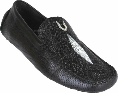 Vintage Bally Cream/Beige Lizard Leather Loafers Dress Shoes  display picture 2