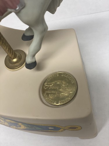 Tobin Fraley Carousel Horse Music Box Limited Edition Coin Signed on Belly Clown - Picture 8 of 10