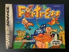 Fortress Gameboy Advance GBA Instruction Manual Only