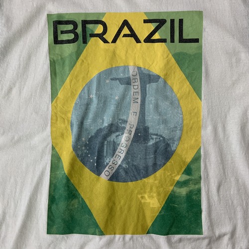 Camiseta Gráfica Bandera de Brasil Ordem e Progresso Isla de la Bahía Ropa Deportiva Para Hombres Grande - Imagen 4 de 12