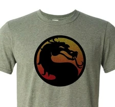 Mortal Kombat Clean Logo T shirt - Super soft men's, women's,unisex graphicShirt