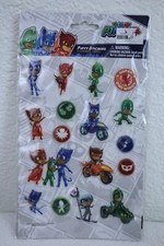 NEW PJ MASKS Puffy Stickers Decorate Your Computer Notebooks, Cards Set of 3