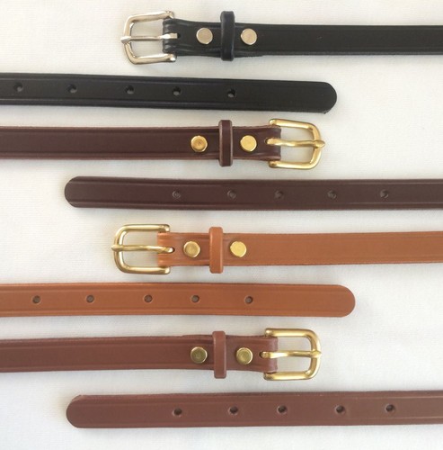 5/8" Quality Leather Adjustable Cross Body Replacement Strap Bag Purses 6 Length - Picture 2 of 9