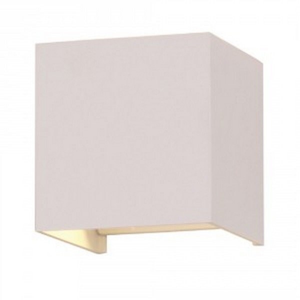 Lampe Zum Wand Doppelt Led Kolben 6W IP65 Quadratisch Weiß V-TAC VT-759 3000-image