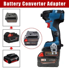 Battery Adapter for Milwaukee 18V Li-ion Battery Convert to For Bosch 18V Tool