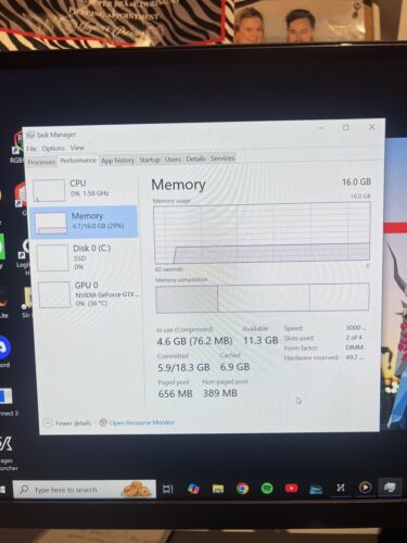 Overclockers Gaming PC - AMD 5 2600 - NVIDIA GTX 1080 - 16GB RAM - RGB Goodies - Picture 15 of 16