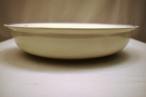 Antique Henry Alcock Parisian Porcelain Plate England 10" Blue Rim Hole Serving - Picture 5 of 11