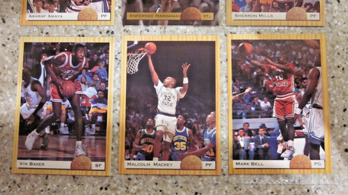 Hoja de coleccionista de baloncesto Classic Draft Picks 1993 9 cartas 1-8 - Imagen 4 de 5