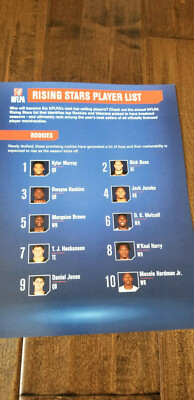 2019 NFLPA RISING STARS PROMO CARD MURRAY HASKINS JACKSON MICHEL LINDSAY GARRETT