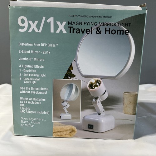 Floxite Mountable Makeup Magnifying Lighted Mirror Adjustable 1o eBay