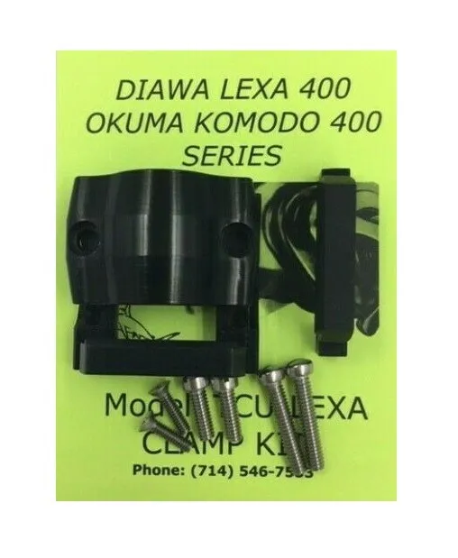 Tiburon TCU-LEXA Reel Clamp Kit for Daiwa Lexa 400 ( HS HD & Winn Models )