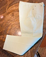 TALBOTS HIGH WAIST STRAIGHT LEG BOYFRIEND FOAM GREEN JEANS Sz 12 5 Pocket Design