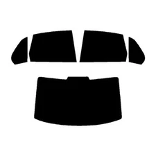 For VW Jetta 4-door 2006-10 Pre Cut Window Tint Kit 20% Dark Rear Tinting Film