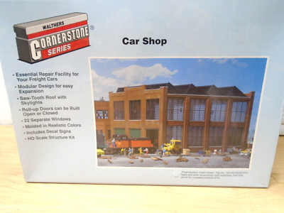 Walthers HO Cornerstone Structure Kit 933-3040 CAR SHOP ~11x8x7'' FACTORY SEALED