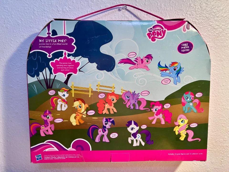 My Little Pony 12 фигурка пони коллекции набор 2011 редкая игрушки R нас эксклюзивный - Изображение 2 из 2