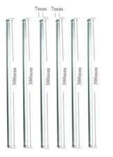 6 Pack Glass Stirring Rods 12300mm For Science Education Lab Kitchen Use 6 Pack Glass Stirring Rods 12300mm For Science Education Lab Kitchen Use