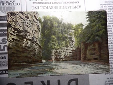 1911 Ausable Chasm NY Beginning of the Rapids Postcard