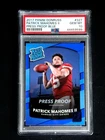 PATRICK MAHOMES PSA 10 GEM MINT 2017 PANINI DONRUSS PRESS PROOF BLUE ROOKIE #327