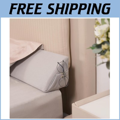 Multi-Functional California King Bed Wedge Pillow - Ideal for Reading & Sleeping