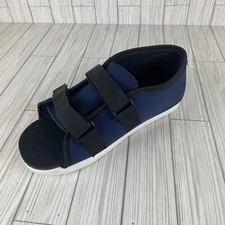 DeRoyal Post Op Shoe Blue  After Surgery Male Size L Hook & Loop Closure