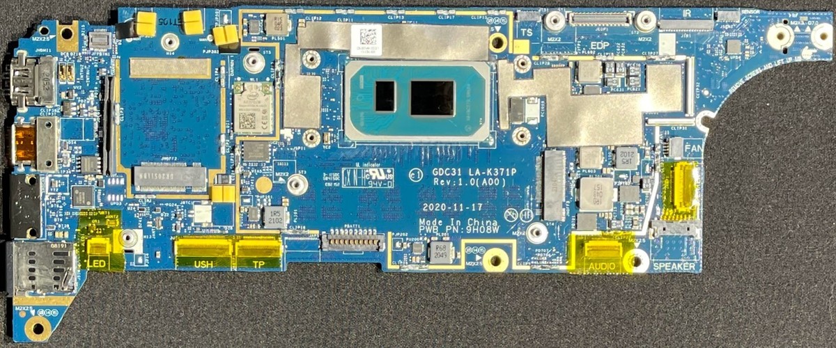 Dell Latitude 7320 Motherboard i5-1135G7 16GB LA-K371P 4VTJJ