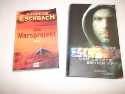 2 x Andreas Eschbach Der letzte seiner Art + Das Marsprojekt  Bastei