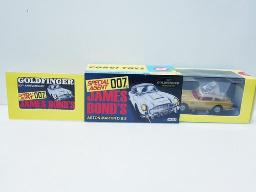 Corgi James Bond Goldfinger 50th Aston Martin Db5 Gold / Silver Car Models Ltd - Picture 7 of 10