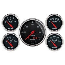 Autometer 1450 Gauge Kit 5 Pc. 3 38 2 116 Gps Speedometer Designer Black Autometer 1450 Gauge Kit 5 Pc. 3 38 2 116 Gps Speedometer Designer Black