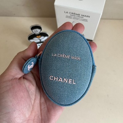 CHANEL Denim LA CRÈME MAIN Hand Cream + Pouch Authentic 2026