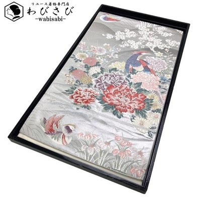 FUKURO OBI KARAORI PEONY CHRYSANTHEMUMS CHERRY BLOSSOMS iris BUSH CLOVER O-1371