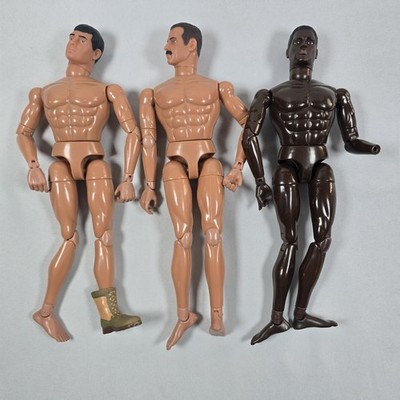 Lot of 3~ ES Toys GI Joe ~ 12'' Doll Action Figures Articulate Assortment