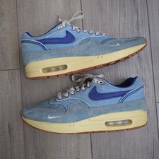 Nike Air Max 1 PRM Shoes "Dirty Denim" Mineral Slate Blue DV3050-300 Men Sz 10.5