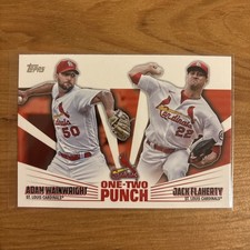 2023 Topps Series 1 - One-Two Punch Jack Flaherty, Adam Wainwright #12P-5