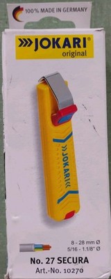 JOKARI Secura Cable Knife No 27 8-28MM JOK10270 Wire Cable Stripper