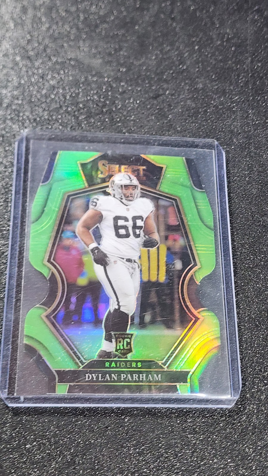 2022 Panini Select - Premier Level Dylan Parham #154 Neon Green Prizm Die-Cut...