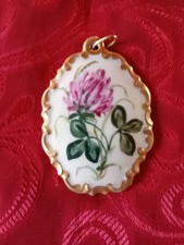 ROSENTHAL Porzellan Anhänger Trachtenschmuck Oktoberfest Dirndl