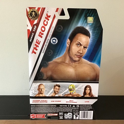 The Rock WWE Main Event Series 150 Wrestling Action Figure Box Damage - Picture 4 of 8