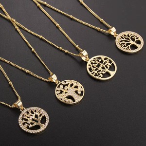 Authentic Celestial Tree Of Life Pendant Gold Plated Enchantment