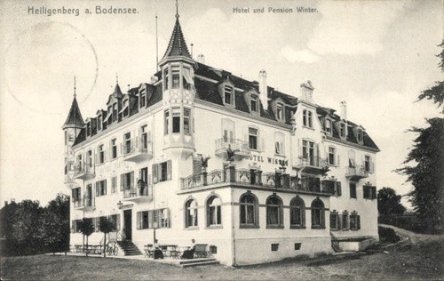 Ak Heiligenberg im Bodenseekreis Baden, Hotel und Pension Winter - 11019414